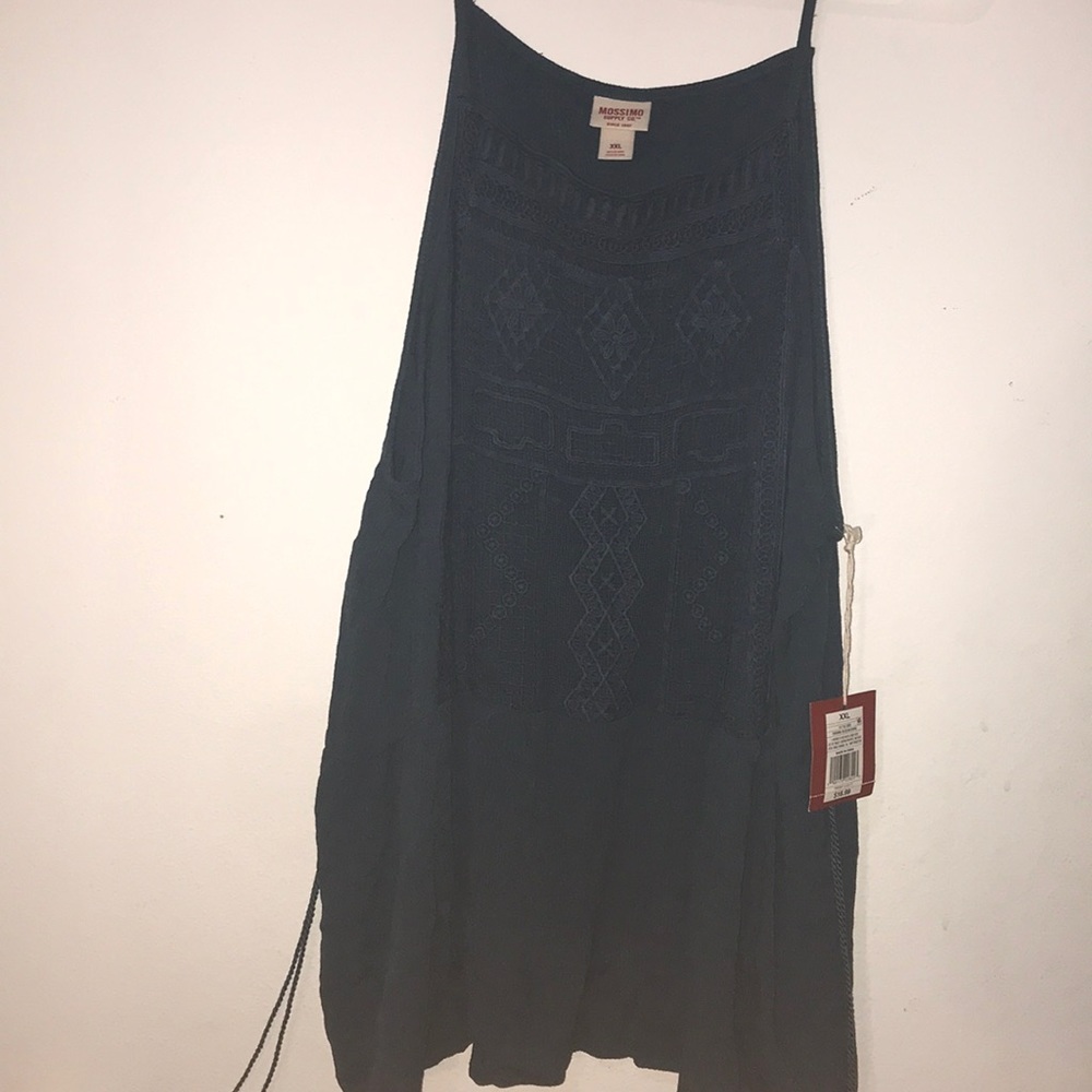 Mossimo NWT teal strap top with lace design